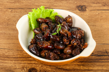 Chicken hearts
