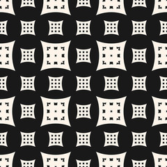 Abstract vector geometric seamless pattern with perforated square shapes