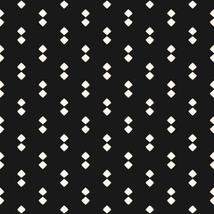 Simple minimalist vector seamless pattern with small rhombus shapes, bows