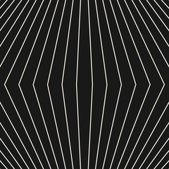 Vector stripes pattern. Geometric seamless texture with thin refracted lines