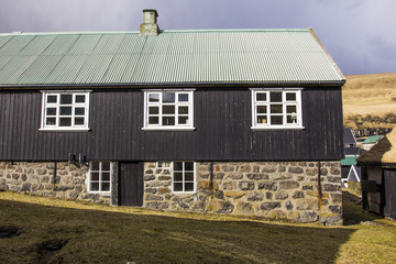 Fototapeta na wymiar The nature of the Faroe Islands 