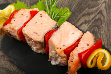 Salmon Skewer