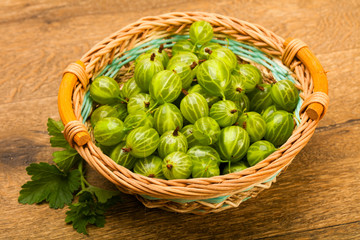 Gooseberries in the bowl