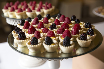 raspberry and blackberry basket