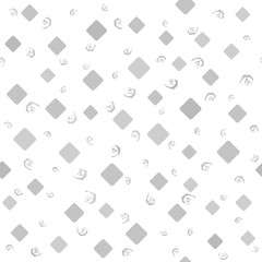 Fototapeta na wymiar Diamond pattern with spirals. Seamless vector background