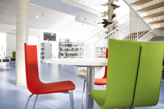 A library in a college in the Faroe Islands 