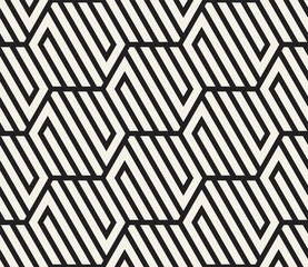 Vector seamless pattern. Modern stylish abstract texture. Repeating geometric tiles