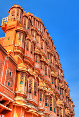 Fototapeta na wymiar Hawa Mahal or Palace of Winds in Jaipur, India