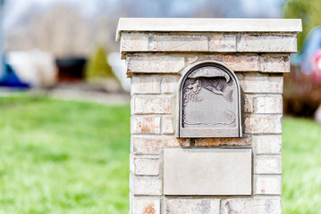 Mail box in the united states