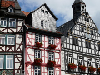 Fachwerkhäuser am Marktplatz von Butzbach