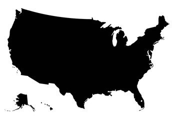 United States Vector Map

