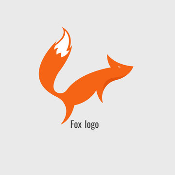 fox Orange logo. modern on white background