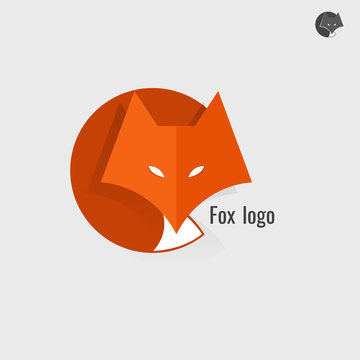 fox Orange logo. modern on white background
