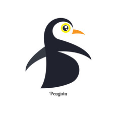 Vector of Penguin design on white background. Wild Animals. vector illustration. image. South Pole