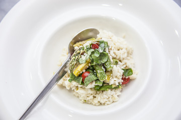 risotto with asparagus