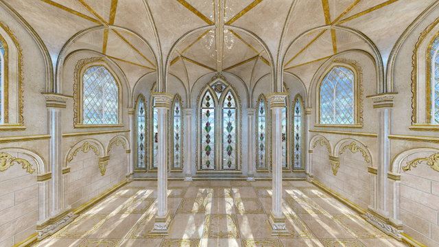 宮殿の廊下