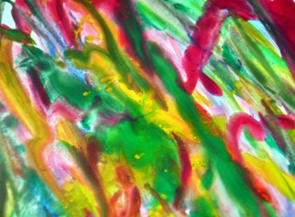Paint abstract background in colorful hues, abstract inspirational hues in pastel hues