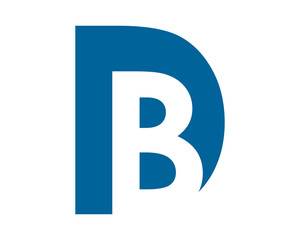 blue typography initial letter typography typeset alphabet font image vector icon