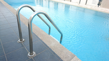 Obraz premium Grab bars ladder