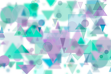 Abstract conceptual pattern shape. Round, oval, bubble & ellipse.