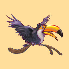 Illustration of a bird