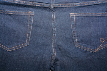 Fototapeta premium The texture is denim with a pocket 