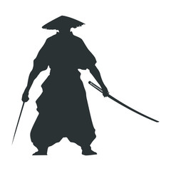 samurai silhouette warrior sword ninja japanese katana