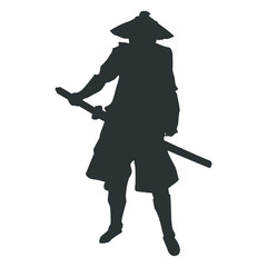 samurai silhouette warrior sword ninja japanese katana