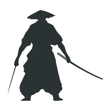 recommend clip art: samurai silhouette warrior sword ninja japanese katana