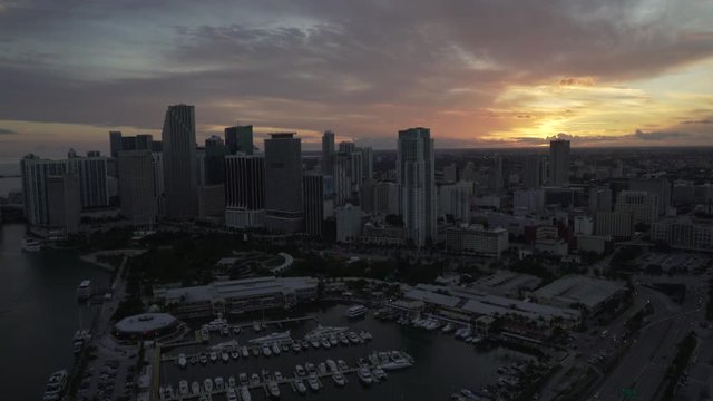 Miami aerial view 8c
