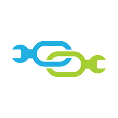 Connect Repair Logo Icon Design