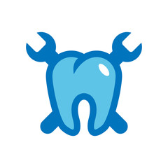 Dental Repair Logo Icon Design