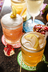 cocktails in the bar