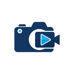Video Camera Logo Icon Design