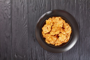batter fried morsels of beef brain
