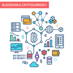 Block-chain and Cryptocurrency Concept