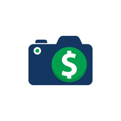 Money Camera Logo Icon Design