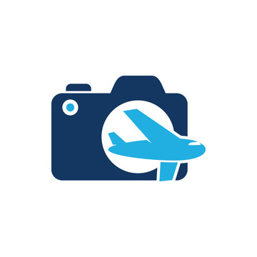 Travel Camera Logo Icon Design
