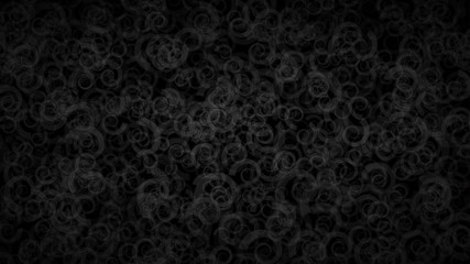Abstract background of translucent spirals