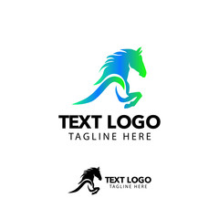 horse lgoo vector 