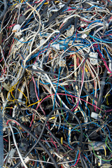 Electronic Scrap background