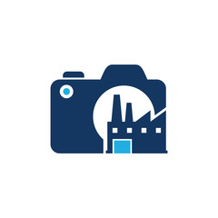 Factory Camera Logo Icon Design