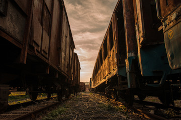 Fototapeta na wymiar La vecchia ferrovia