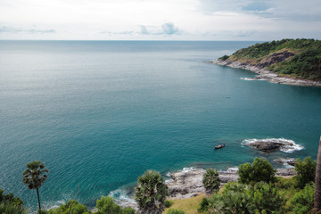 fishing boat in the sea.