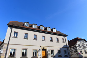 Fototapeta na wymiar Rathaus von Gersfeld (Rhön)