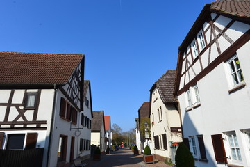 Fachwerkhäuser in der Altstadt von Heusenstamm  © Ilhan Balta
