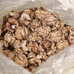 Walnuts in the package.