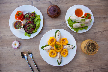 Nourriture asiatique thaïlandaise