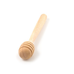 Honey dipper isolated on a white background
