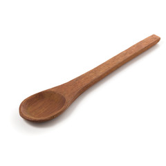 Wooden Spoon isolated on a white background